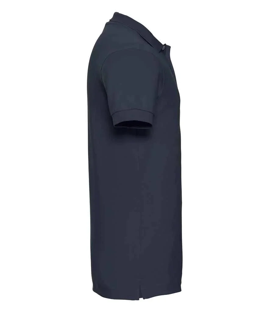 Russell Stretch Pique Polo Shirt - J566M - Brand It Essex Ltd