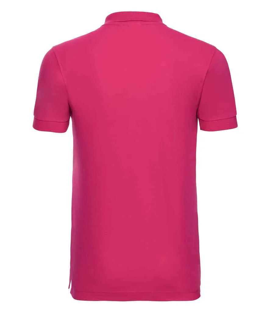 Russell Stretch Pique Polo Shirt - J566M - Brand It Essex Ltd