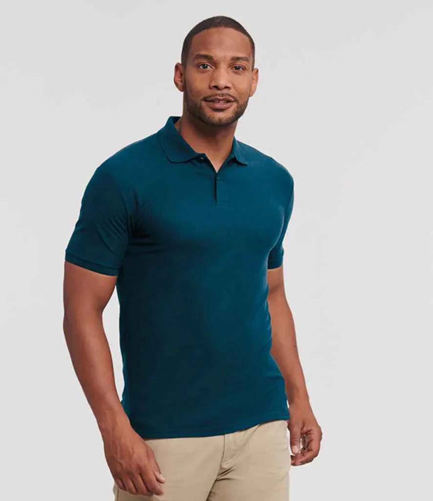 Russell Authentic Eco Pique Polo Shirt - J570M - Brand It Essex Ltd