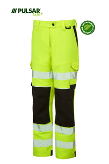 PULSAR® LIFE Men's Hi-Vis Yellow Stretch Combat Trouser - LFE921