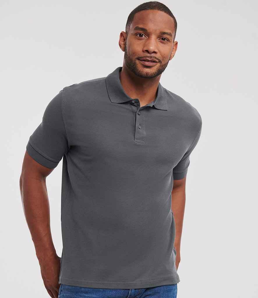 Russell Ultimate Cotton Pique Polo Shirt - J577M - Brand It Essex Ltd