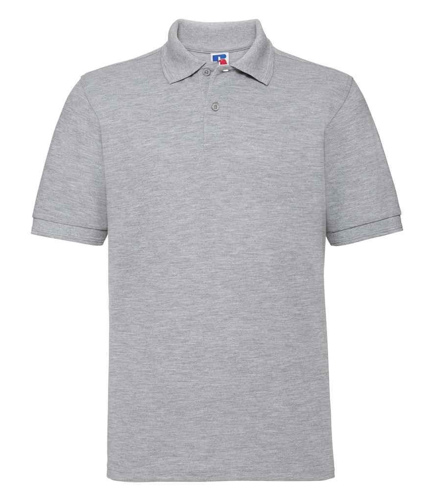 Russell Hardwearing Poly/Cotton Pique Polo Shirt - Light Oxford - Brand It Essex Ltd