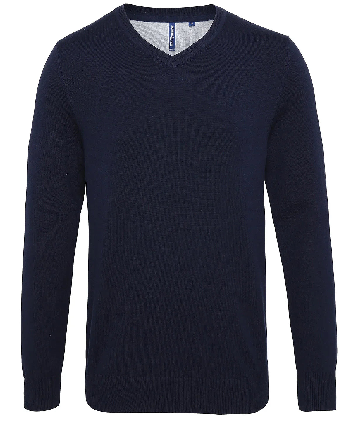 Personalised Custom Branded Asquith Men's cotton blend V-Neck Sweater - AQ042 - Brand It Essex Ltd