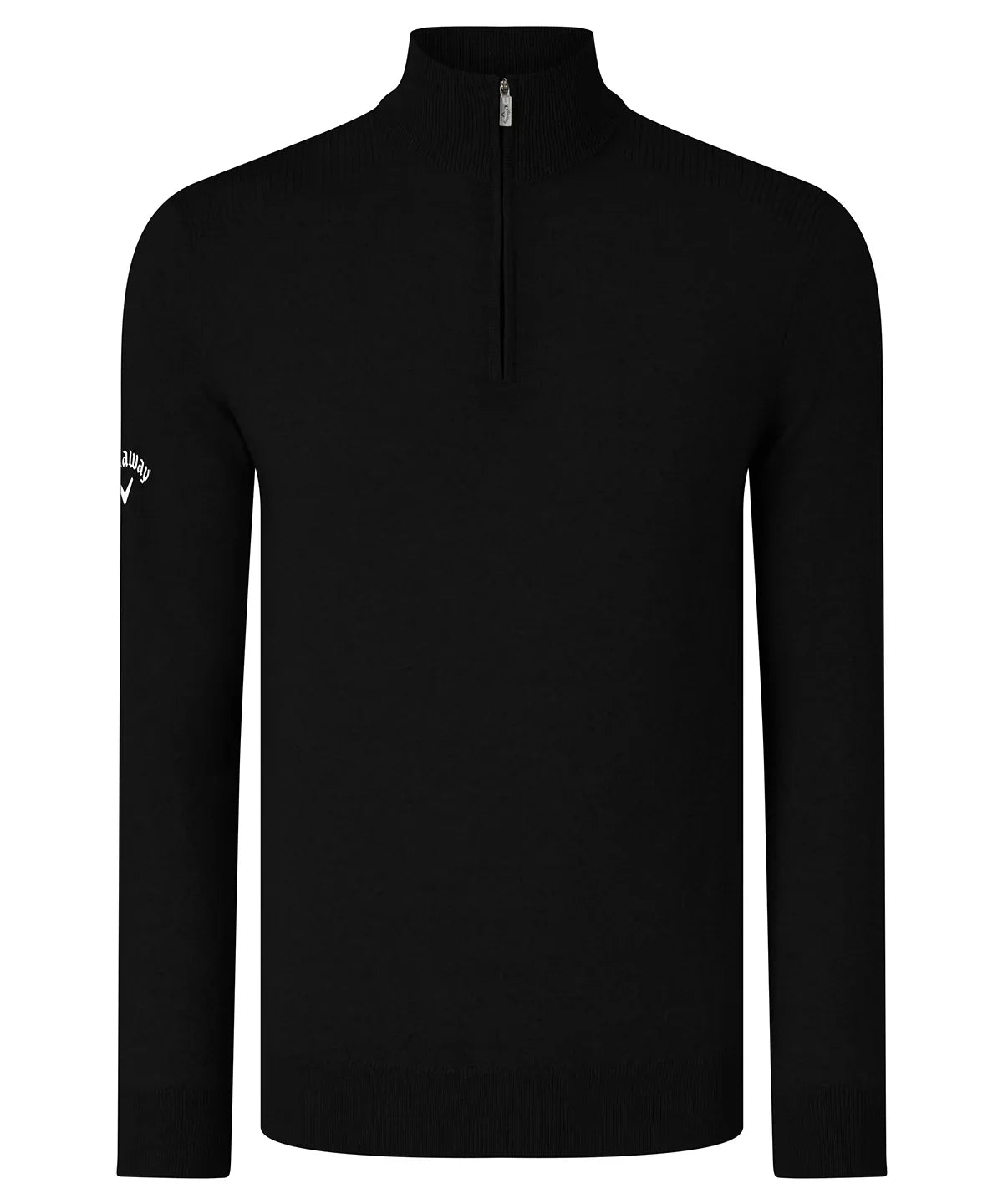 Personalised Custom Branded Callaway Ribbed ¼ zip Merino sweater - CW075 - Brand It Essex Ltd