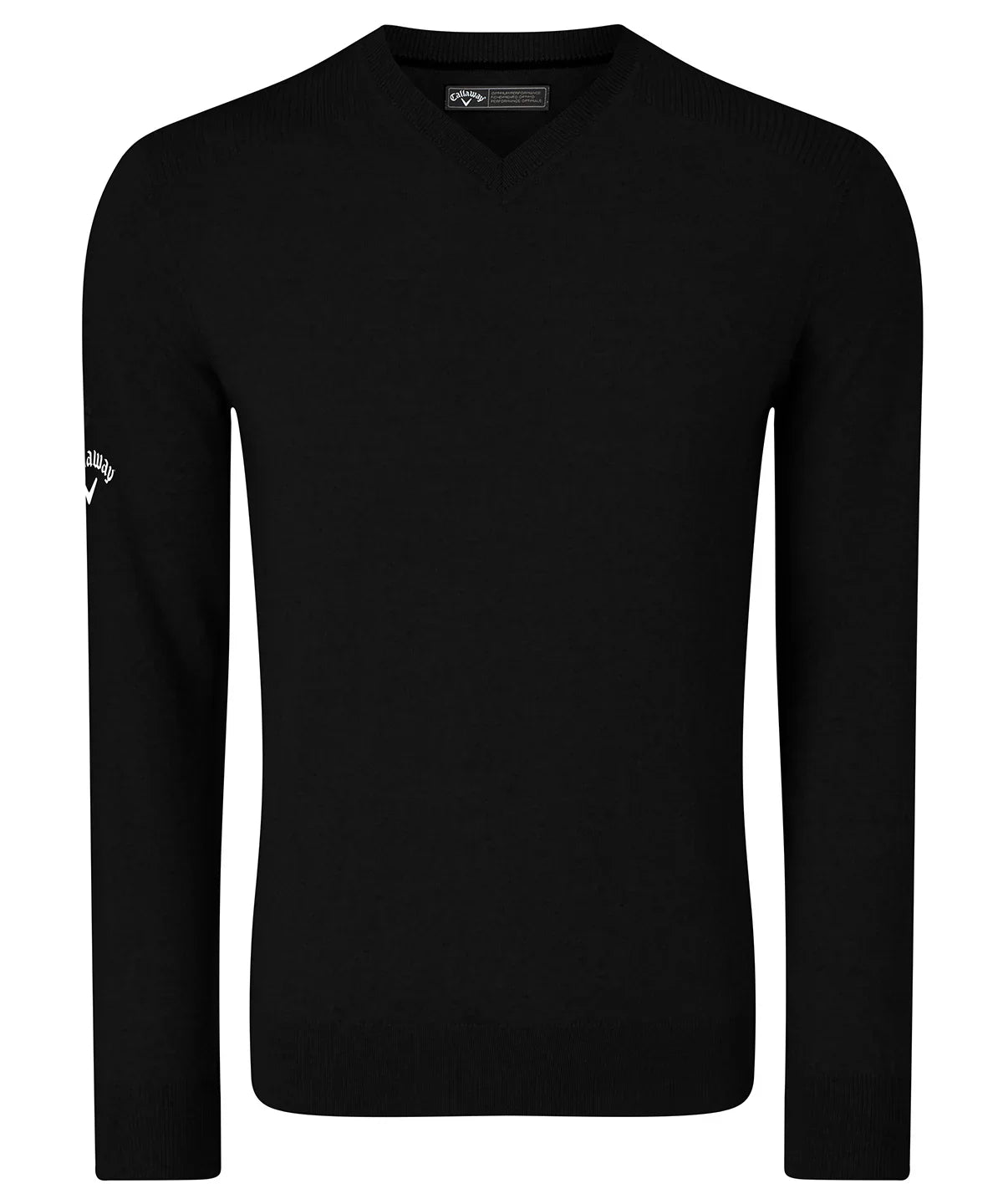 Callaway Ribbed v-neck Merino sweater - CW076 - Brand It Essex Ltd
