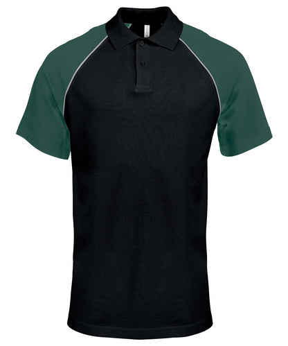 Kariban Contrast Baseball Polo Shirt (KB226)