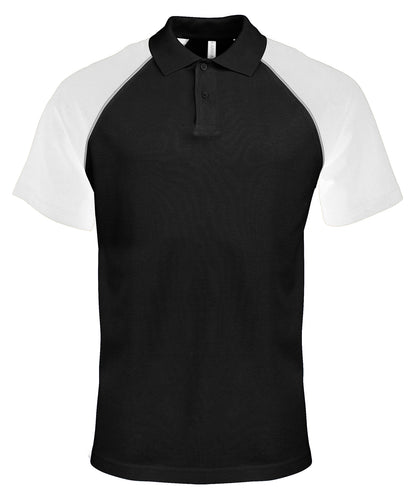 Kariban Contrast Baseball Polo Shirt (KB226)
