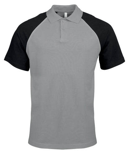 Kariban Contrast Baseball Polo Shirt (KB226)