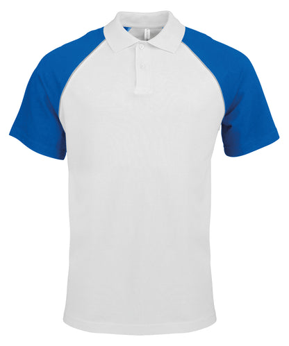 Kariban Contrast Baseball Polo Shirt (KB226)