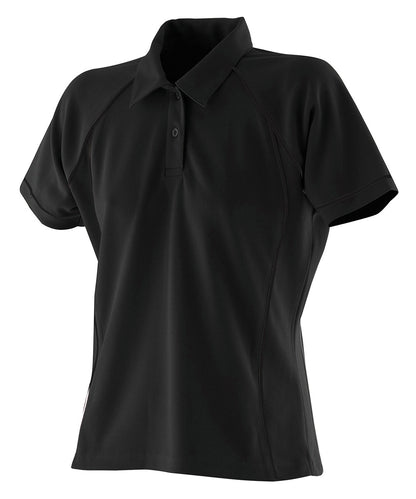 Finden & Hales Ladies Piped Contrast Polo Shirt (LV371)