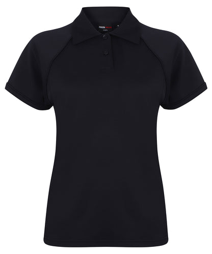 Finden & Hales Ladies Piped Contrast Polo Shirt (LV371)