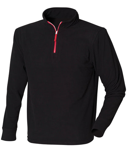 Finden & Hales 1/4 Zip Piped Fleece (LV570)