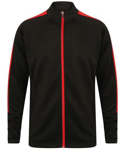 Finden & Hales Contrast Full Zip Tracksuit Top (LV871)