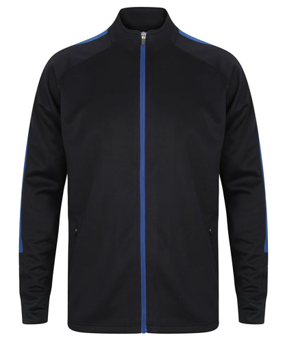 Finden & Hales Contrast Full Zip Tracksuit Top (LV871)