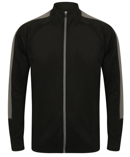 Finden & Hales Contrast Full Zip Tracksuit Top (LV871)