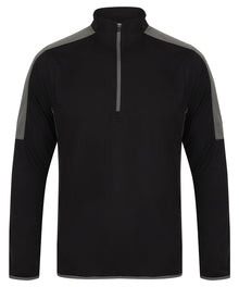 Finden & Hales 1/4 Performance Contrast Sweatshirt (LV571)