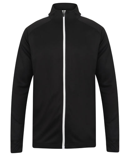 Finden & Hales Contrast Full Zip Tracksuit Top (LV871)