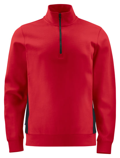 ProJob Prio 2128 1/2 Zip Contrast Sweatshirt