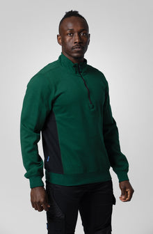 ProJob Prio 2128 1/4 Zip Contrast Sweatshirt