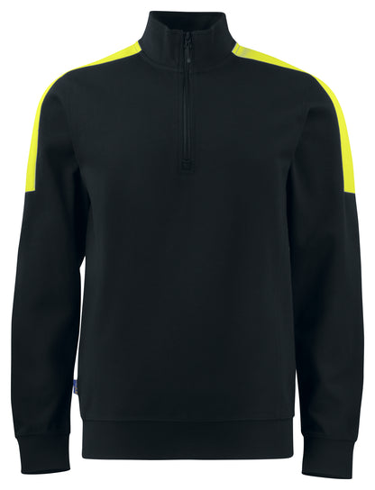 ProJob Prio 2128 1/2 Zip Contrast Sweatshirt