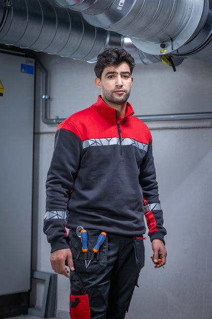 ProJob 7102 1/4 Zip Sweat