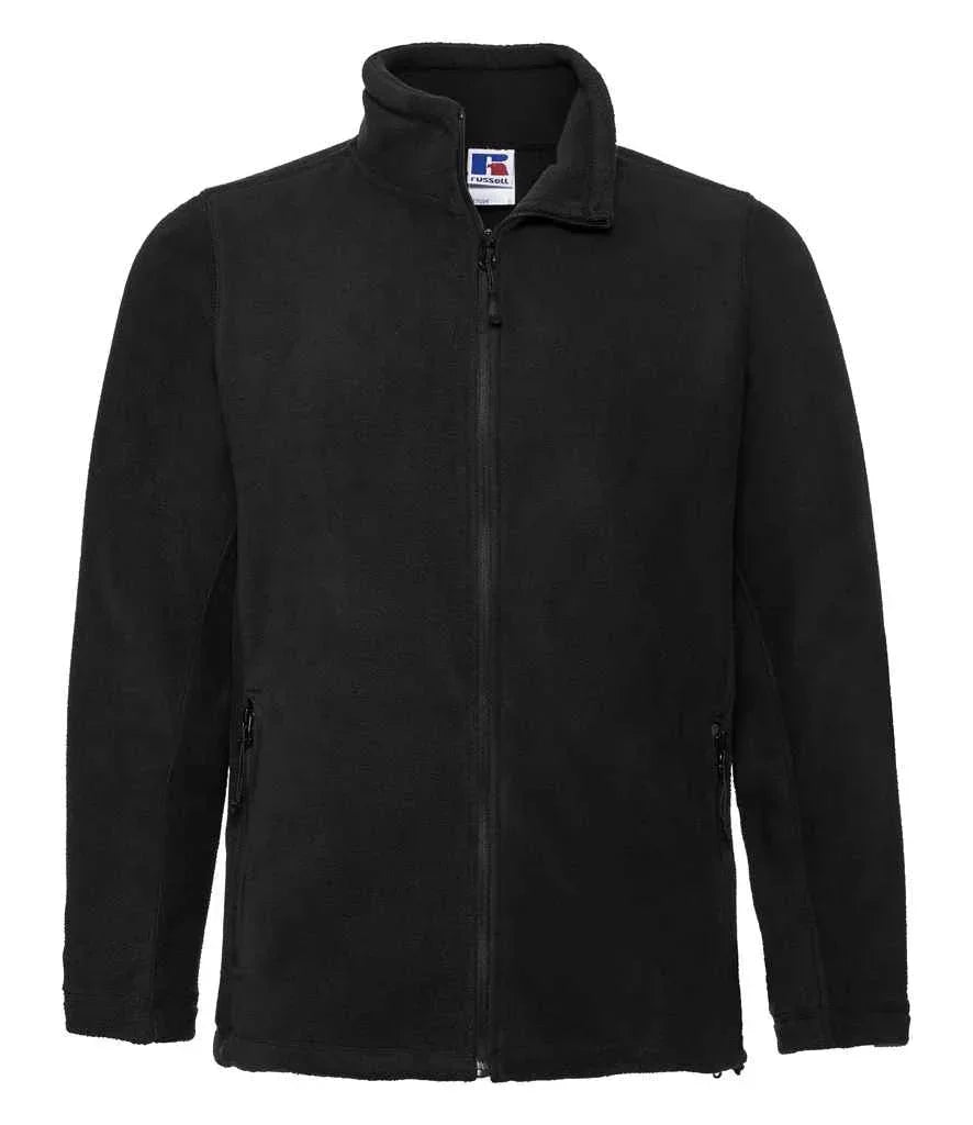 Russell Outdoor Fleece Jacket - Black - Brand It Essex Ltd