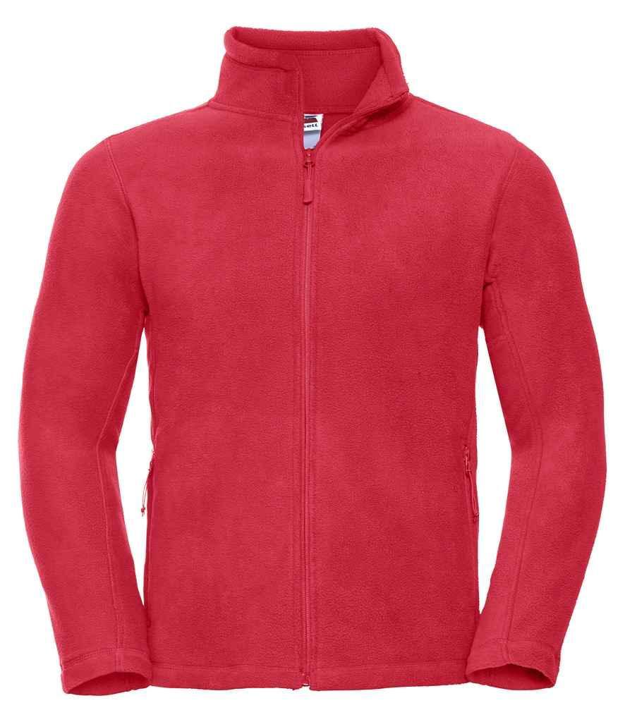Russell Outdoor Fleece Jacket - Classic Red - Brand It Essex Ltd
