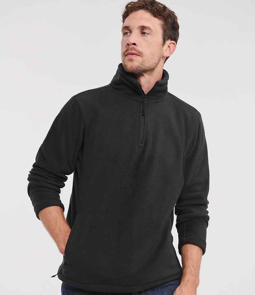 Russell Zip Neck Outdoor Fleece - 874M - Brand It Essex Ltd