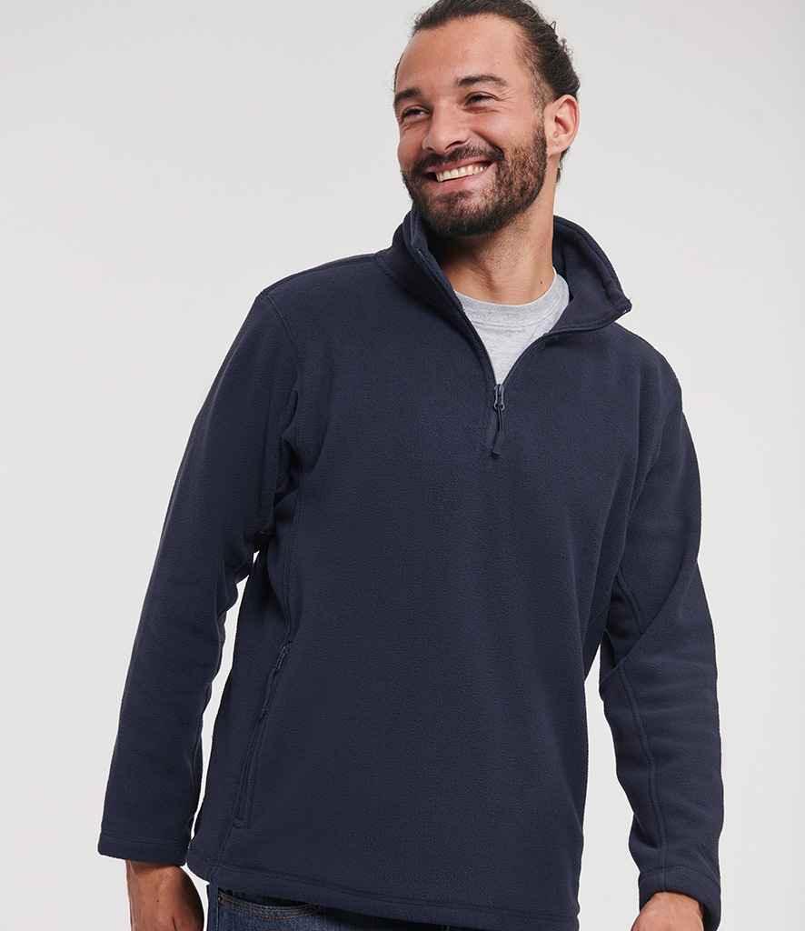Russell Zip Neck Outdoor Fleece - 874M - Brand It Essex Ltd