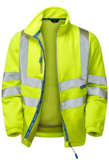 PULSAR® PROTECT Hi-Vis Yellow Interactive Fleece Jacket - P507