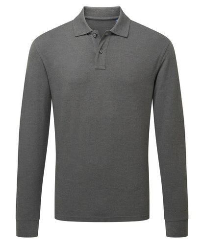 Men's classic fit long sleeved polo