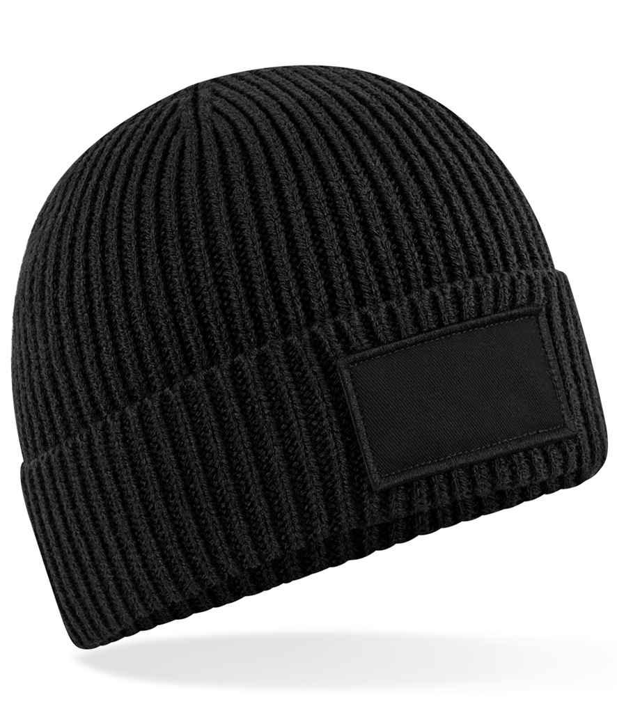 Beechfield Fashion Patch Beanie - B442R - Brand It Essex Ltd