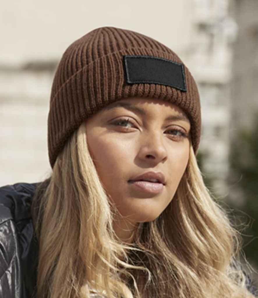 Beechfield Fashion Patch Beanie - B442R - Brand It Essex Ltd