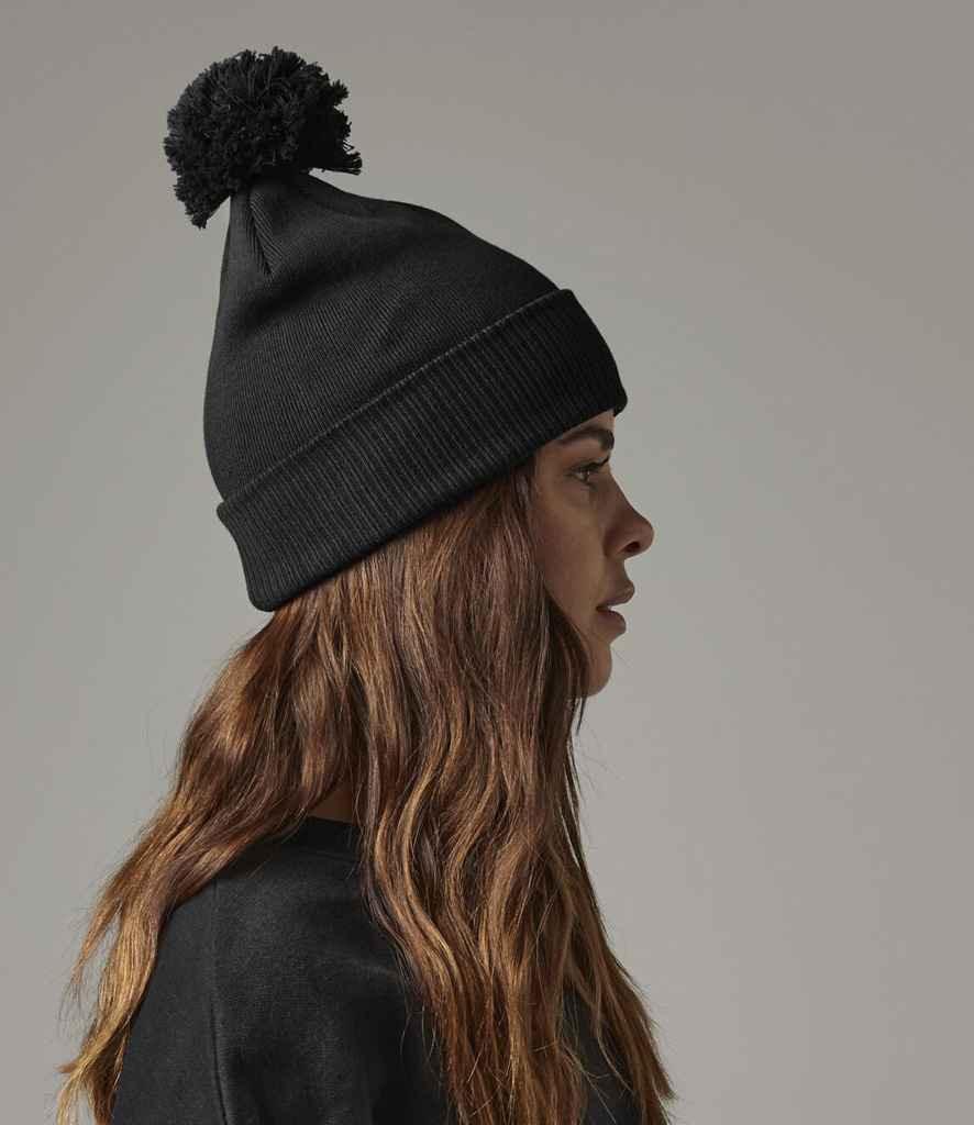 Personalised Custom Branded Beechfield Organic Cotton Snowstar Beanie - B450N - Brand It Essex Ltd