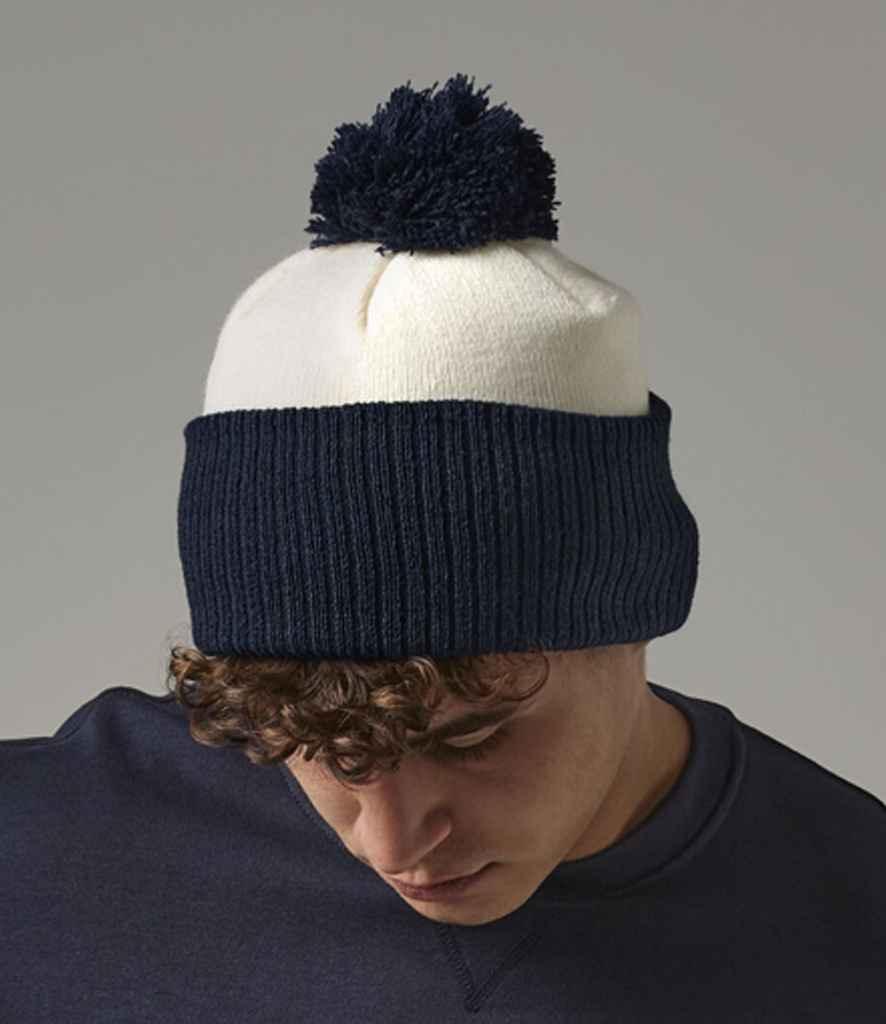 Personalised Custom Branded Beechfield Snowstar Two Tone Beanie - B451 - Brand It Essex Ltd