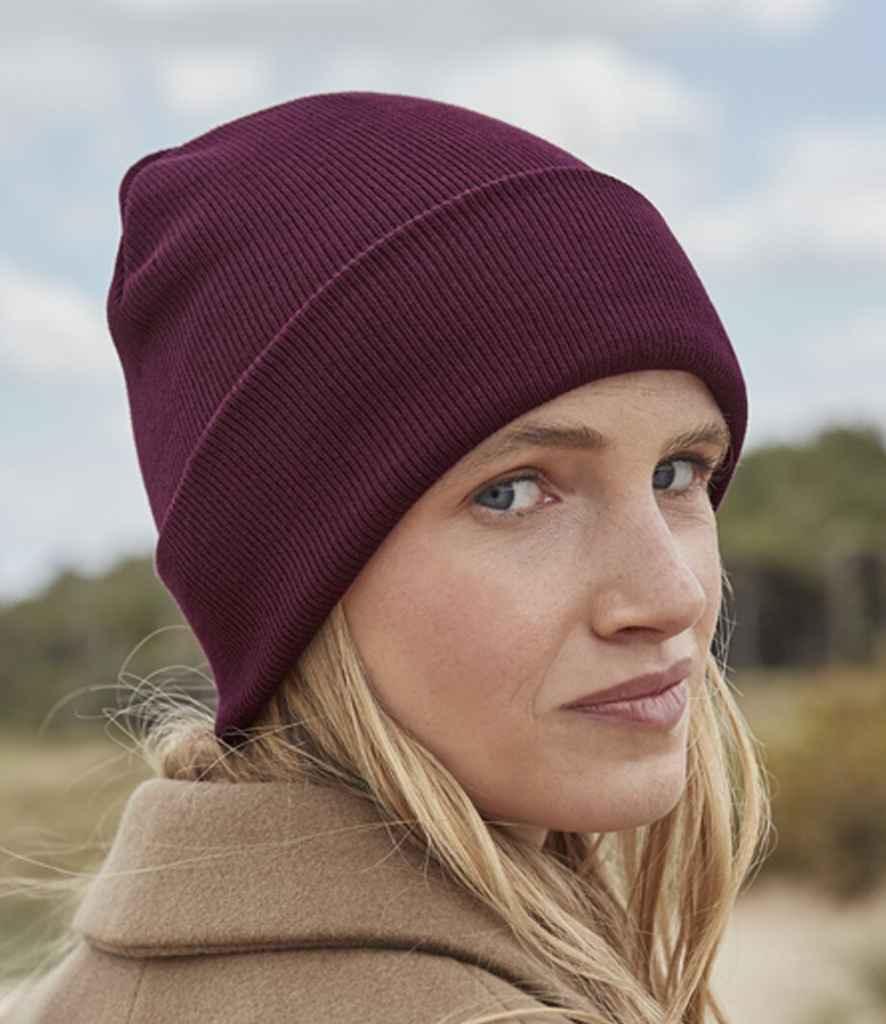 Beechfield Organic Cotton Original Cuffed Beanie - B45N - Brand It Essex Ltd