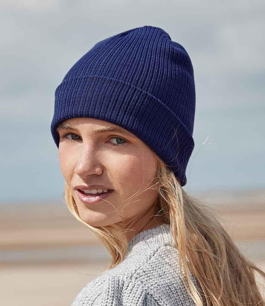 Beechfield Organic Cotton Fine Knit Beanie - B51N - Brand It Essex Ltd