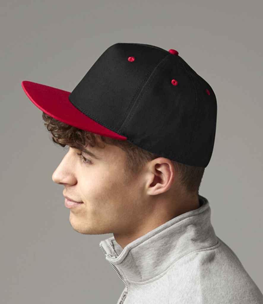 Personalised Custom Branded Beechfield 5 Panel Contrast Snapback - B610C - Brand It Essex Ltd