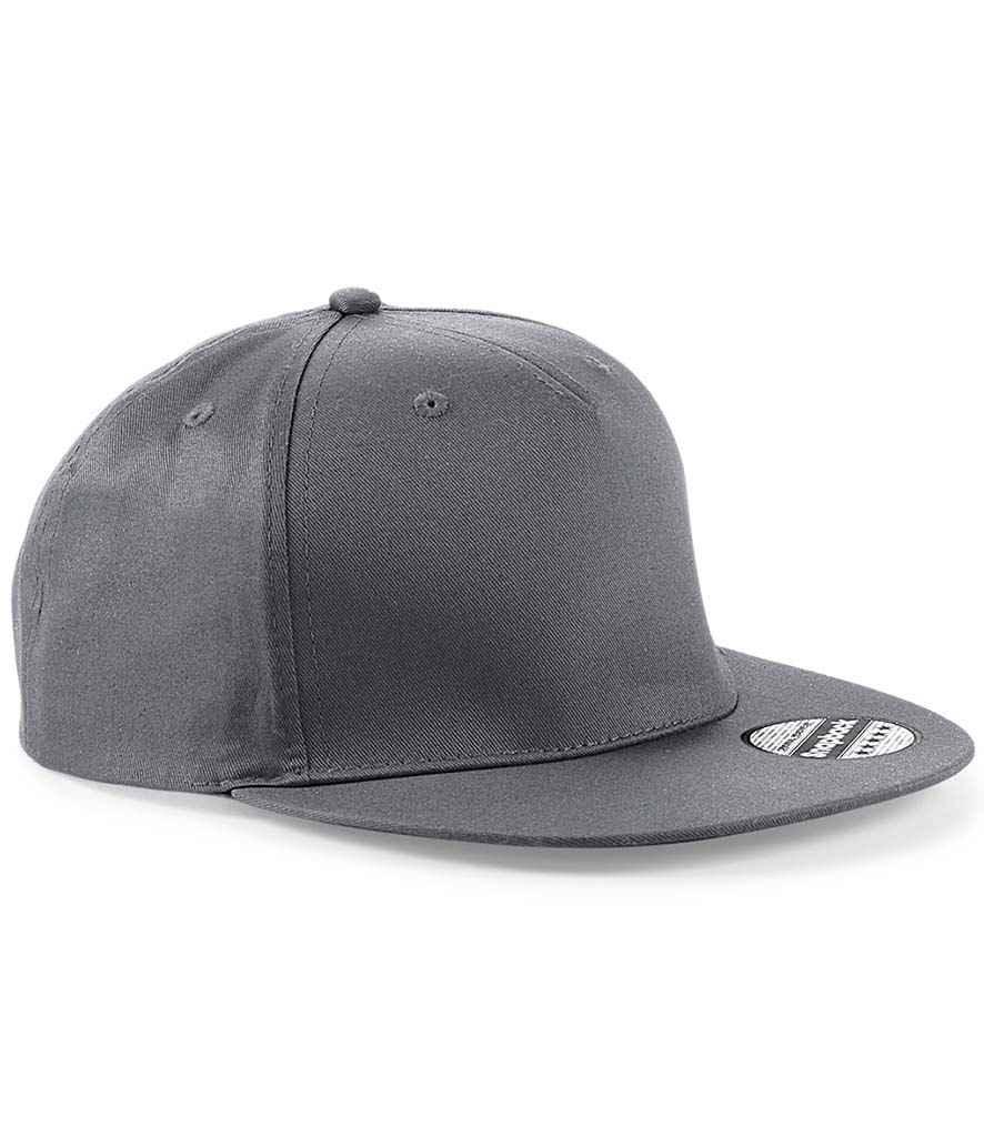 Personalised Custom Branded Beechfield 5 Panel Snapback Rapper Cap - B610 - Brand It Essex Ltd
