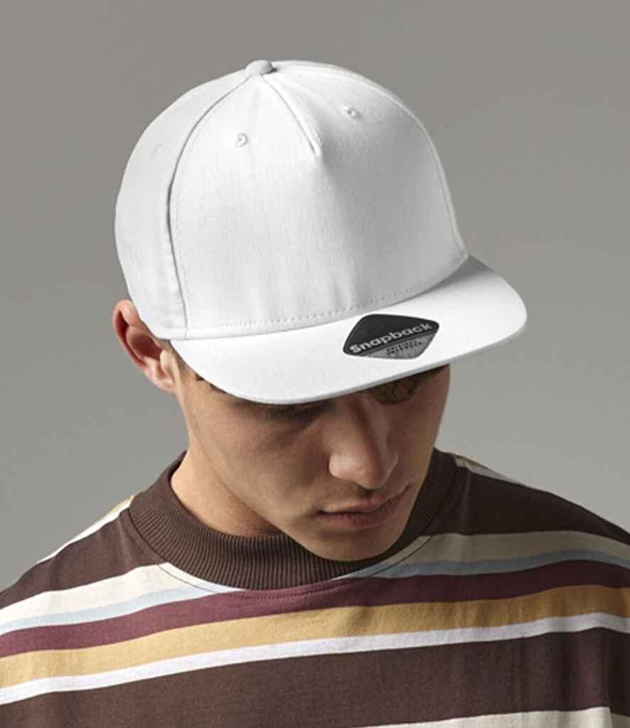 Personalised Custom Branded Beechfield 5 Panel Snapback Rapper Cap - B610 - Brand It Essex Ltd