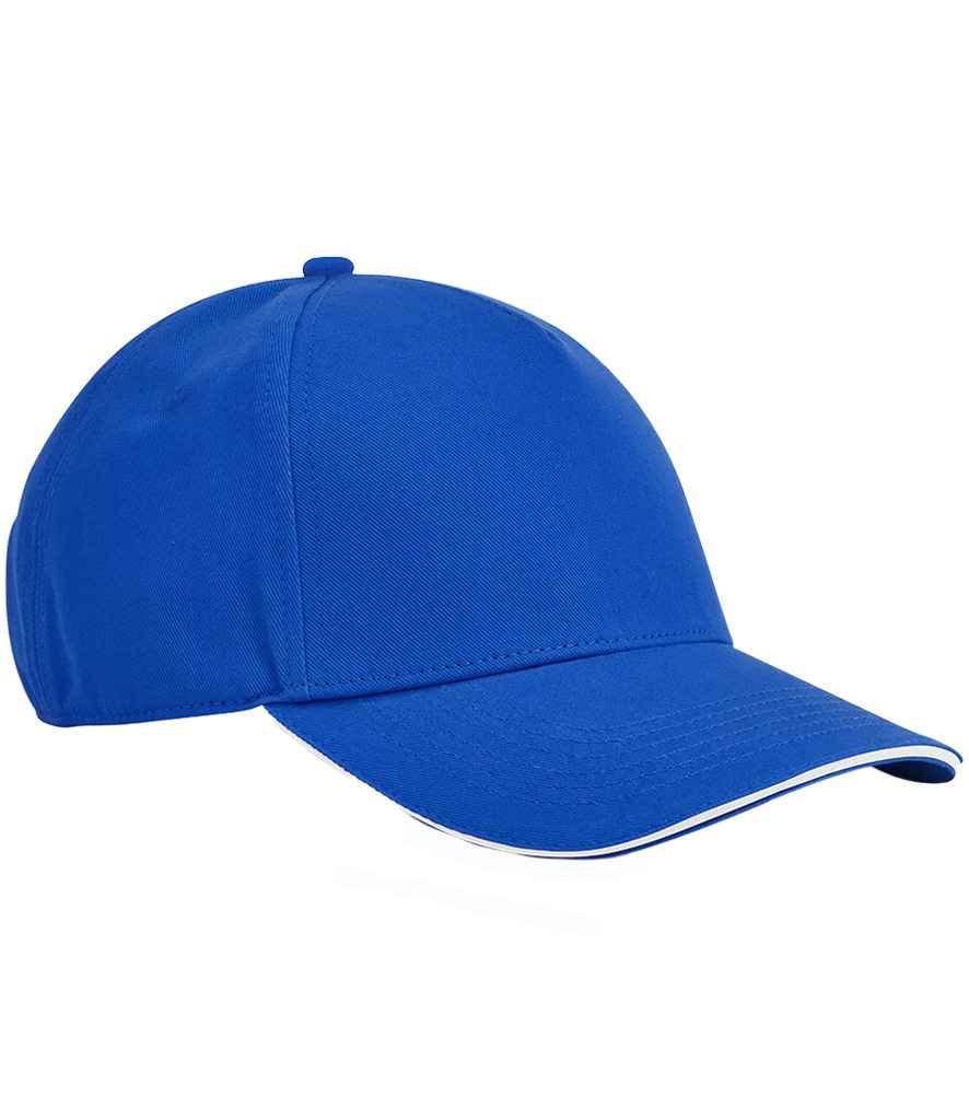 Personalised Custom Branded Beechfield EarthAware Classic Organic Cotton 5 Panel Sandwich Peak Cap - B825C - Brand It Essex Ltd