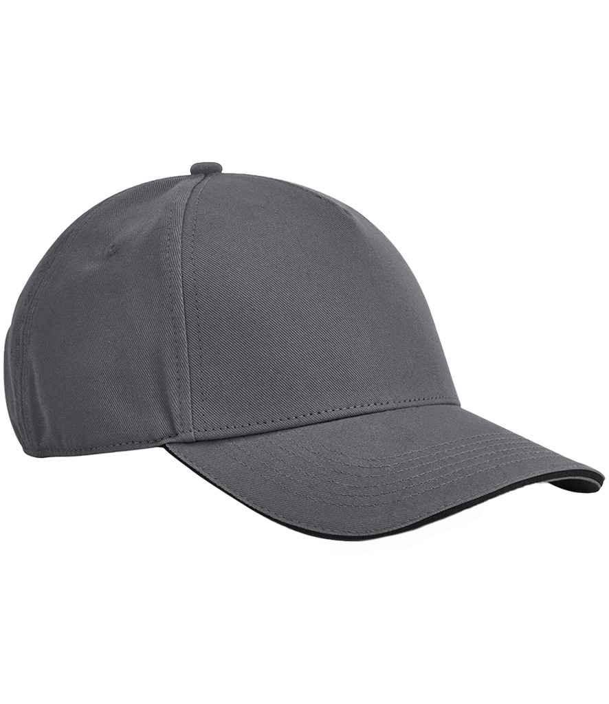 Personalised Custom Branded Beechfield EarthAware Classic Organic Cotton 5 Panel Sandwich Peak Cap - B825C - Brand It Essex Ltd