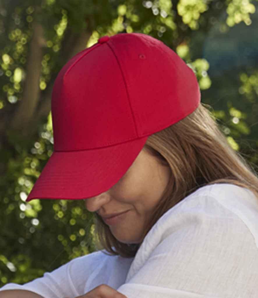 Personalised Custom Branded Beechfield EarthAware Classic Organic Cotton 5 Panel Cap - B825 - Brand It Essex Ltd