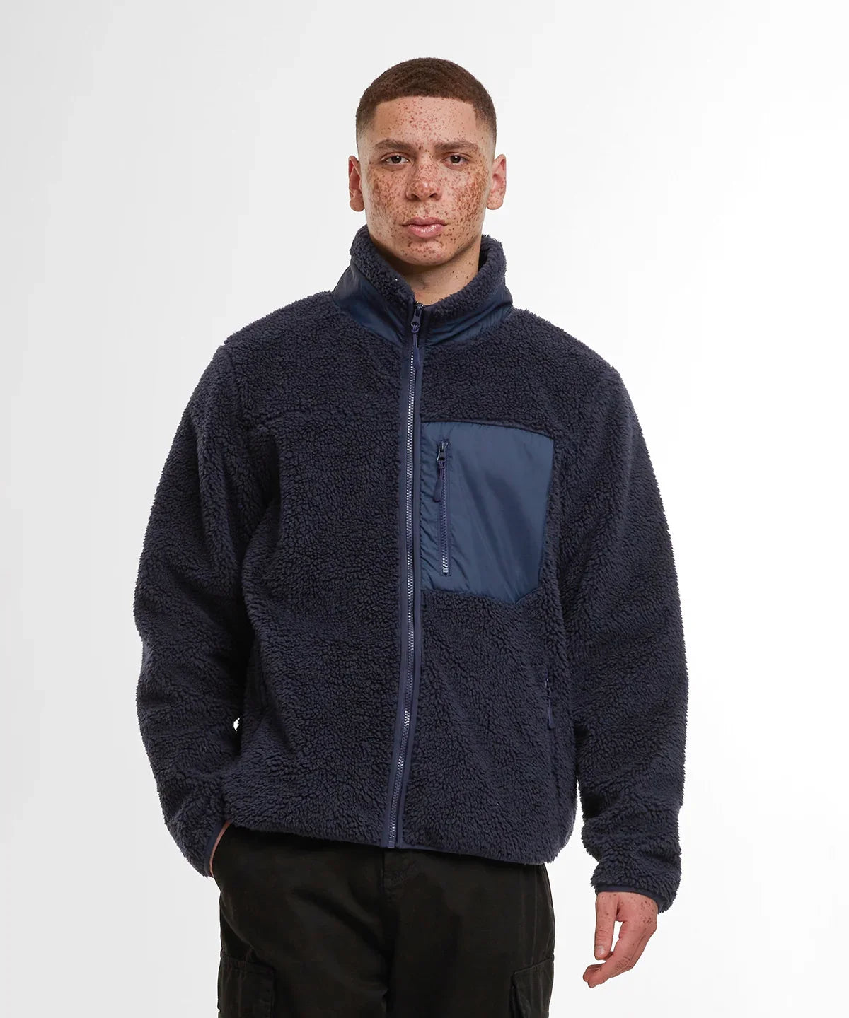 Personalised Custom Branded Unisex Sherpa Full Zip Jacket (BY406) - Brand It Essex Ltd