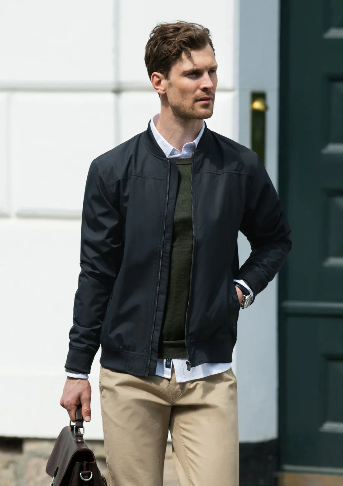 Bleecker Bomber Jacket - Brand It Essex Ltd
