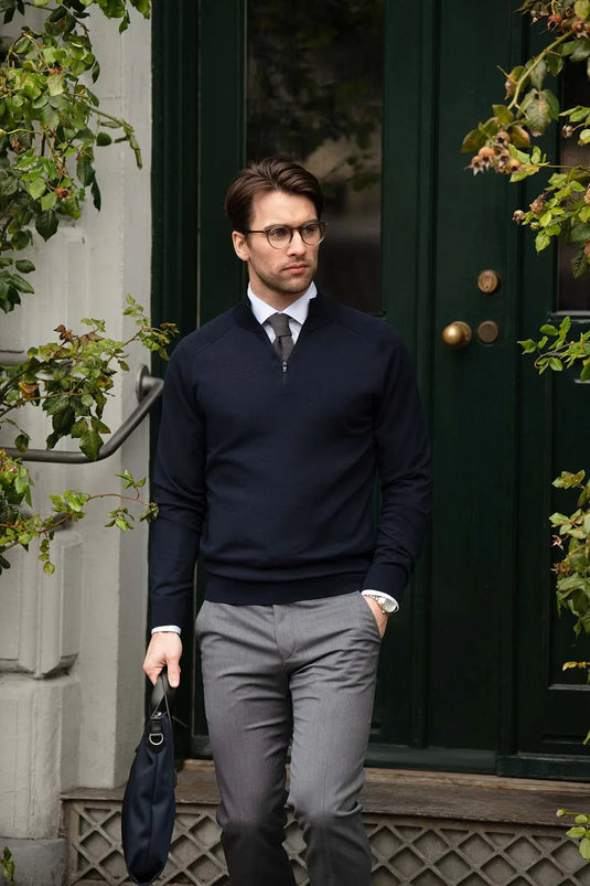 Brighton 1/4 Zip Knit - Brand It Essex Ltd