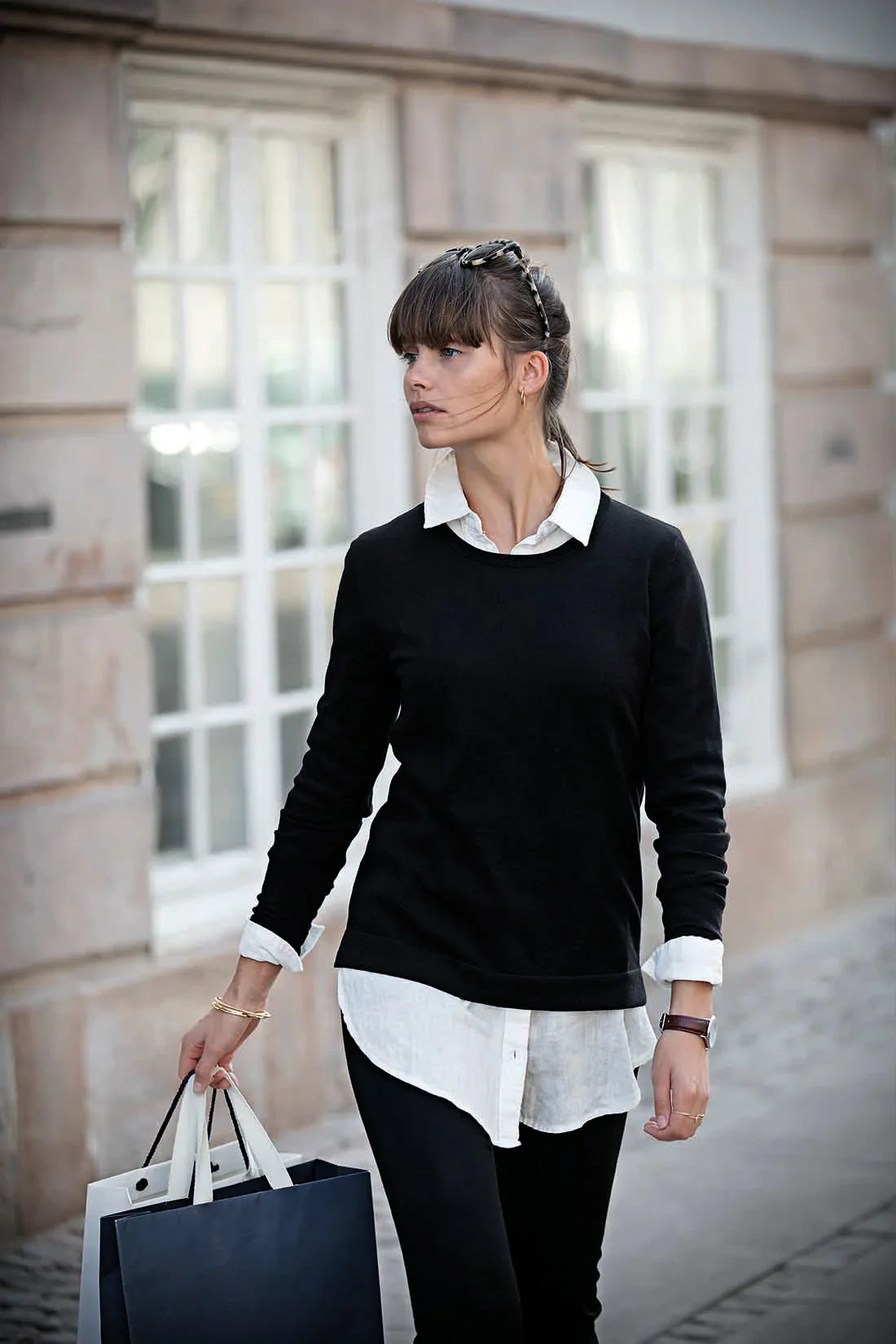 Ladies Brighton Rough Neck Knit - Brand It Essex Ltd