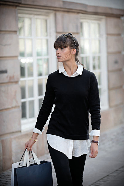 Ladies Brighton Rough Neck Knit
