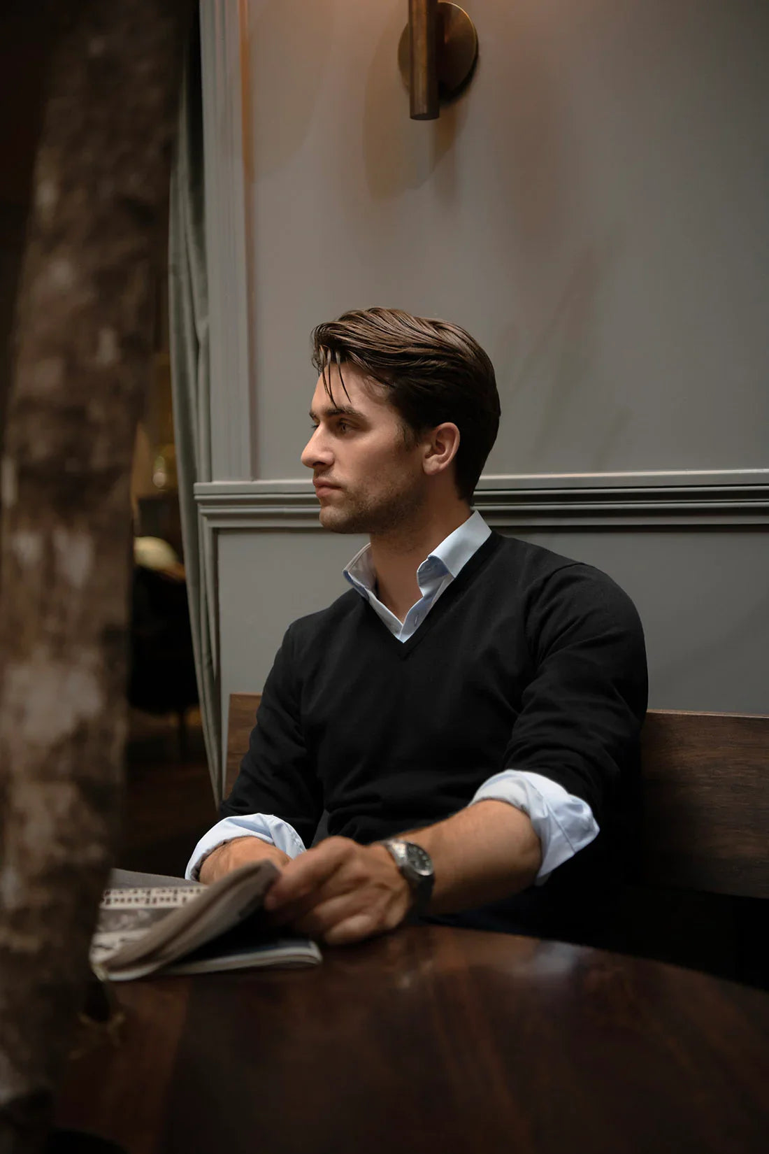 Brighton V-neck Knit - Brand It Essex Ltd