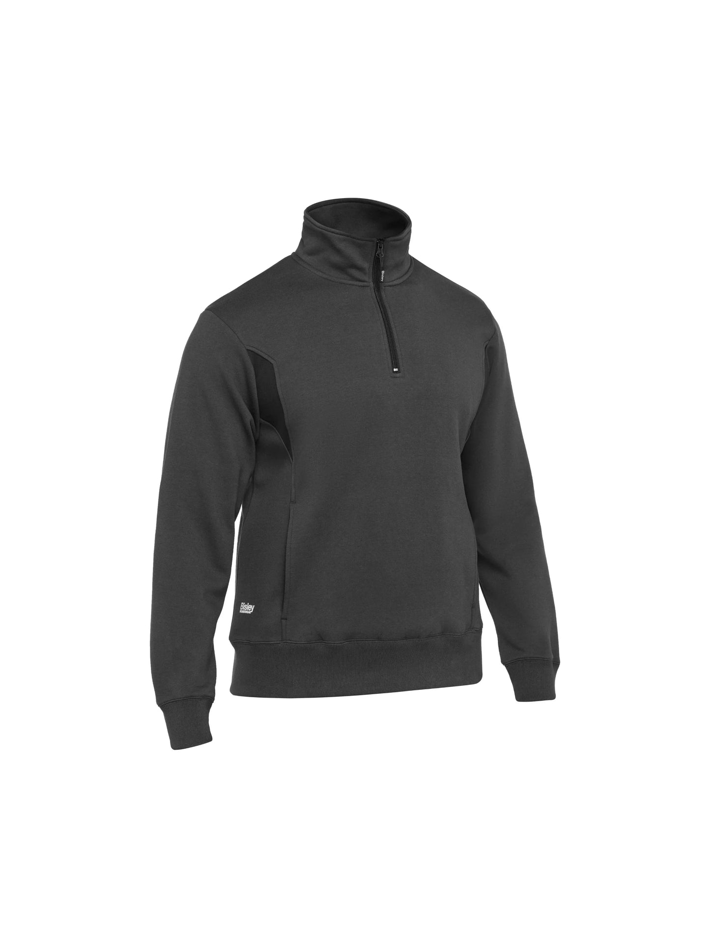 Personalised Custom Branded Bisley Rawson Two-Tone Fleece 1/4 Zip Sweater - Brand It Essex Ltd